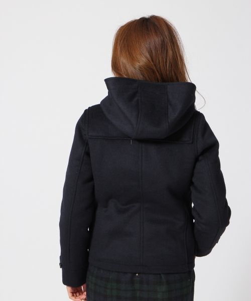 HARE(ハレ)の「ウールメルトンダッフルジャケット【HARE】(ダッフルコート・レディース・グレー/キャメル/ネイビー・SMALL/MEDIUM)」の7枚目の写真