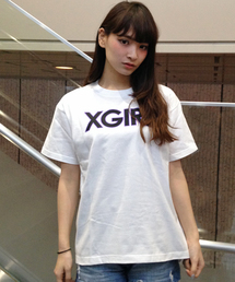 X-girl | ADVENTURE LOGO S/S BIG TEE(Tシャツ/カットソー)