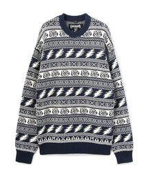schott | Schott×GRATEFUL DEAD/グレイトフルデッド/LIGHTNING BOLT SWEATER(ニット/セーター)