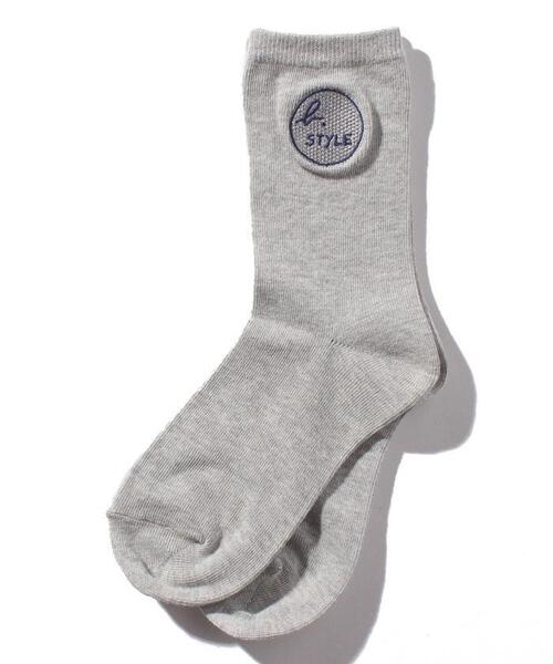 agnes b.(アニエスベー)の「AC67 E CHAUSSETTE キッズ b. STYLE ソックス(ソックス/靴下・キッズ・グレー系その他・1/3)」の1枚目の写真