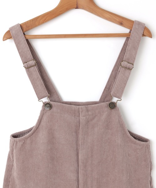 andme(アンドミー)の「コーデュロイジャンパースカート(ジャンパースカート・レディース・ブラック/ブラウン/ブルー/アイボリー/グレイッシュベージュ・M/L)」の19枚目の写真