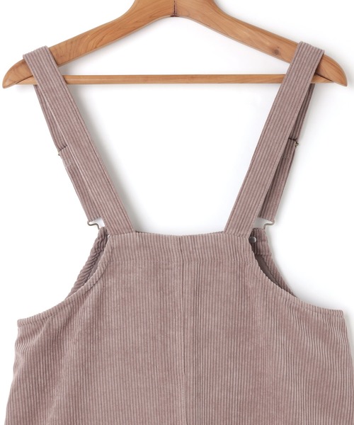 andme(アンドミー)の「コーデュロイジャンパースカート(ジャンパースカート・レディース・ブラック/ブラウン/ブルー/アイボリー/グレイッシュベージュ・M/L)」の20枚目の写真