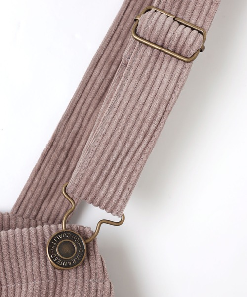 andme(アンドミー)の「コーデュロイジャンパースカート(ジャンパースカート・レディース・ブラック/ブラウン/ブルー/アイボリー/グレイッシュベージュ・M/L)」の22枚目の写真