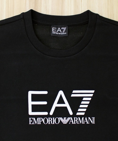 EMPORIO ARMANI EA7(エンポリオアルマーニイーエーセブン)の「EA7 アスレチックカラーブロックプルオーバースウェット 6KPM28 PJ07Z(スウェット・メンズ・ブラック/グレー・M/XL/L)」の4枚目の写真