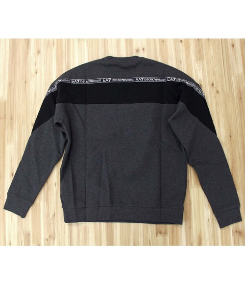 EMPORIO ARMANI EA7(エンポリオアルマーニイーエーセブン)の「EA7 アスレチックカラーブロックプルオーバースウェット 6KPM28 PJ07Z(スウェット・メンズ・ブラック/グレー・M/XL/L)」の19枚目の写真