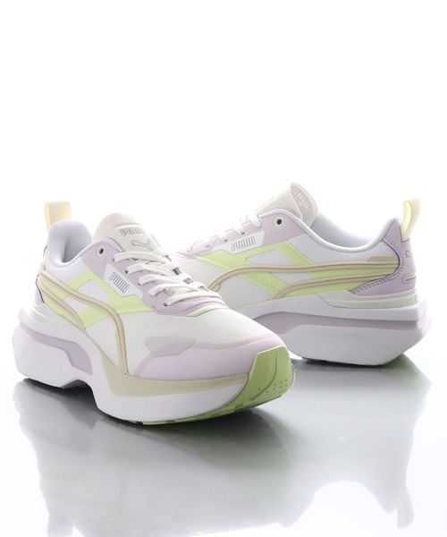PUMA(プーマ)の「PUMA KOSMO RIDER PASTEL WOMENS / プーマ コスモ ライダー パステル ウィメンズ(スニーカー・レディース・ホワイト/ホワイト系その他・23.5cm/24.5cm/25.5cm/23.0cm/24.0cm/25.0cm)」の5枚目の写真