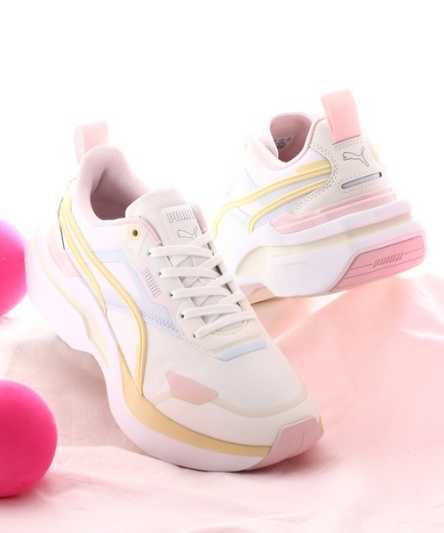 PUMA(プーマ)の「PUMA KOSMO RIDER PASTEL WOMENS / プーマ コスモ ライダー パステル ウィメンズ(スニーカー・レディース・ホワイト/ホワイト系その他・23.5cm/24.5cm/25.5cm/23.0cm/24.0cm/25.0cm)」の11枚目の写真