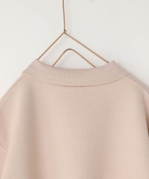 LOWRYS FARM（ローリーズファーム）の「ニットポロＳＳ　261362（ニット/セーター・キッズ・グリーン/アイボリー/ブラック・120cm/140cm/110cm/130cm/150cm）」の5枚目の写真