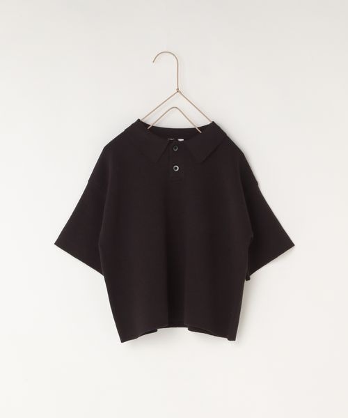 LOWRYS FARM（ローリーズファーム）の「ニットポロＳＳ　261362（ニット/セーター・キッズ・グリーン/アイボリー/ブラック・120cm/140cm/110cm/130cm/150cm）」の19枚目の写真