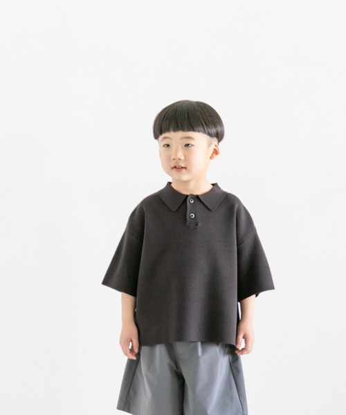 LOWRYS FARM（ローリーズファーム）の「ニットポロＳＳ　261362（ニット/セーター・キッズ・グリーン/アイボリー/ブラック・120cm/140cm/110cm/130cm/150cm）」の18枚目の写真