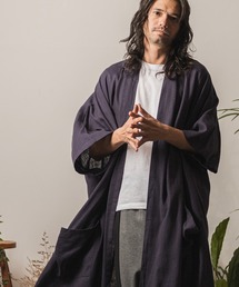 mcg2996-KIMONO Like Long Sleeve Over Size Gown ガウン