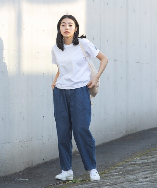 le coq sportif（ルコックスポルティフ）の「ヘランカショートスリーブシャツ ストレッチ レディース ウェア シャツ ポロシャツ トレーニング トレーニングウェア スポーツウェア（Tシャツ/カットソー・レディース・ブラック/オレンジ/グレイッシュブルー/ネイビー/ホワイト・XL/S/M/L）」の3枚目の写真