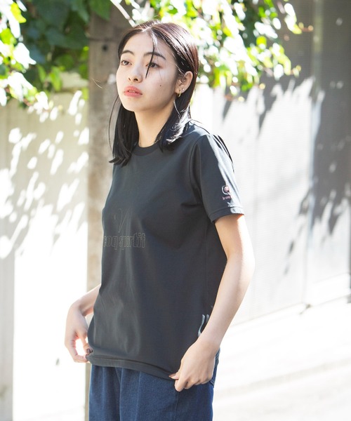 le coq sportif（ルコックスポルティフ）の「ヘランカショートスリーブシャツ ストレッチ レディース ウェア シャツ ポロシャツ トレーニング トレーニングウェア スポーツウェア（Tシャツ/カットソー・レディース・ブラック/オレンジ/グレイッシュブルー/ネイビー/ホワイト・XL/S/M/L）」の17枚目の写真