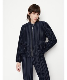 ARMANI EXCHANGE | 【A|X アルマーニ エクスチェンジ】プリーツボンバージャケット/パファージャケット(ブルゾン)