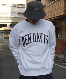 《BEN DAVIS》COLLEGE SWEAT CREW
