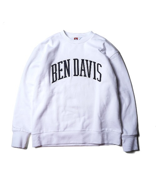 BEN DAVIS（ベンデイビス）の「《BEN DAVIS》COLLEGE SWEAT CREW（スウェット・メンズ・ホワイト/ネイビー/ベージュ/ブラック/グリーン・MEDIUM/SMALL/X-LARGE/LARGE）」の9枚目の写真