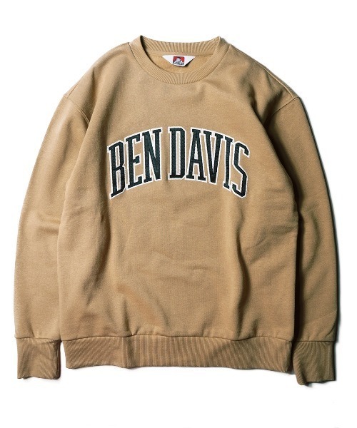 BEN DAVIS（ベンデイビス）の「《BEN DAVIS》COLLEGE SWEAT CREW（スウェット・メンズ・ホワイト/ネイビー/ベージュ/ブラック/グリーン・MEDIUM/SMALL/X-LARGE/LARGE）」の10枚目の写真