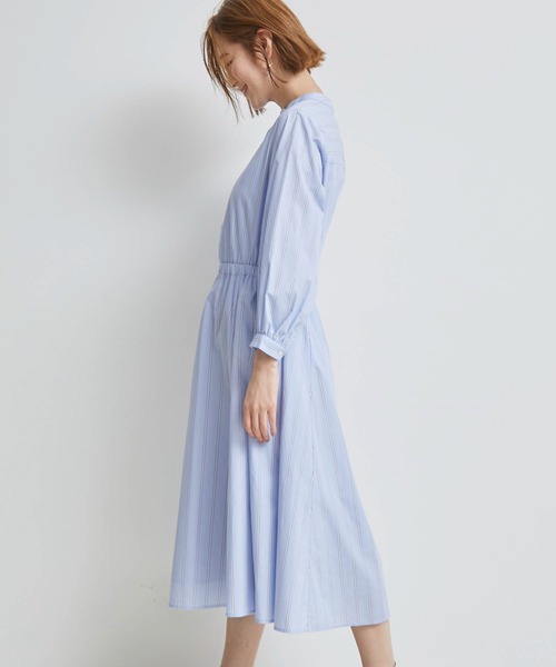 ROPE' PICNIC（ロペピクニック）の「ストライプワンピース（ワンピース・レディース・ネイビー/サックスブルー/ラベンダー・38）」の10枚目の写真
