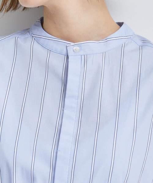 ROPE' PICNIC（ロペピクニック）の「ストライプワンピース（ワンピース・レディース・ネイビー/サックスブルー/ラベンダー・38）」の13枚目の写真