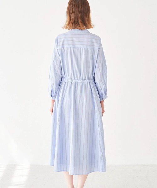 ROPE' PICNIC（ロペピクニック）の「ストライプワンピース（ワンピース・レディース・ネイビー/サックスブルー/ラベンダー・38）」の22枚目の写真
