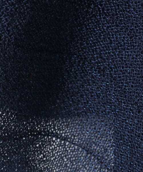 BEAMS BOY（ビームスボーイ）の「maturely / Sheer Shiny Long Sleeve（ニット/セーター・レディース・パープル/ネイビー・FREE）」の13枚目の写真