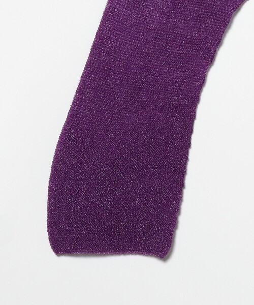 BEAMS BOY（ビームスボーイ）の「maturely / Sheer Shiny Long Sleeve（ニット/セーター・レディース・パープル/ネイビー・FREE）」の16枚目の写真