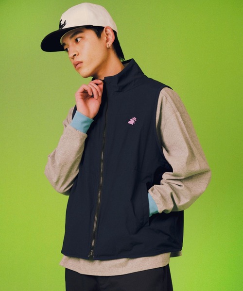 WHO'S WHO gallery（フーズフーギャラリー）の「【KOOKY'N/クーキー】BRONXナイロンベスト（ベスト・メンズ・ネイビー/グリーン/ブラック・FREE）」の14枚目の写真