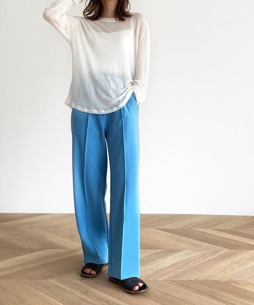 CANAL JEAN - おぶこ Z1975 HIGH RISE BUTTON CULOTTE JEANS - Light blue | ZARA