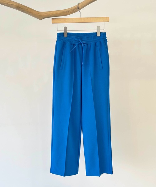 CANAL JEAN（キャナルジーン）の「RED CHOP WORKS(レッドチョップワークス) センタープレストラックパンツ（その他パンツ・レディース・ピンク/ブルー/イエロー/ベージュ/パープル/ライトブルー/ブラック・38/36）」の15枚目の写真