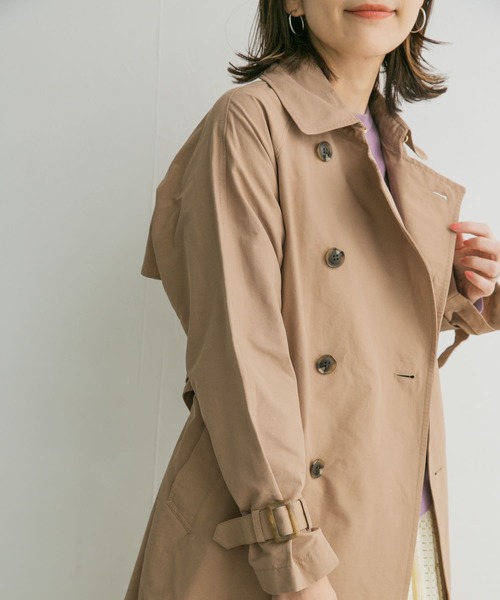 URBAN RESEARCH DOORS(アーバンリサーチドアーズ)の「『0サイズ/WEB限定』トレンチコート(トレンチコート・レディース・ベージュ/ネイビー・1/0)」の16枚目の写真