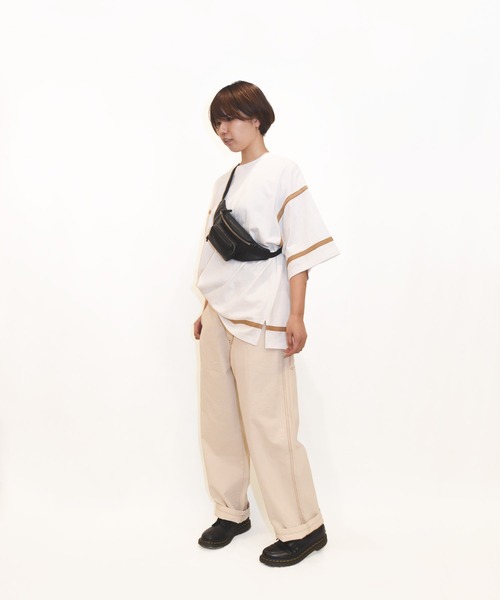 ADAM PATEK(アダムパテック)の「【ADAM PATEK】cheerful body bag(AP219011)レザーボディバッグ(ボディバッグ/ウエストポーチ・レディース・ブラック・FREE)」の8枚目の写真