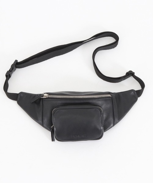 ADAM PATEK(アダムパテック)の「【ADAM PATEK】cheerful body bag(AP219011)レザーボディバッグ(ボディバッグ/ウエストポーチ・レディース・ブラック・FREE)」の12枚目の写真