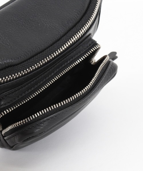 ADAM PATEK(アダムパテック)の「【ADAM PATEK】cheerful body bag(AP219011)レザーボディバッグ(ボディバッグ/ウエストポーチ・レディース・ブラック・FREE)」の16枚目の写真