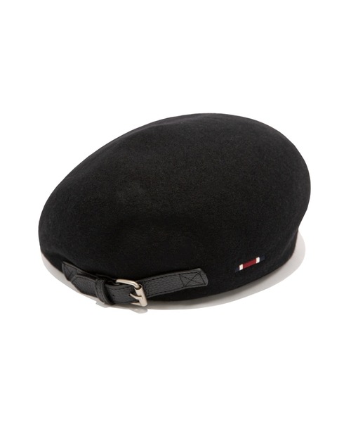 ROMANTIC CROWN(ロマンティッククラウン)の「【ROMANTIC CROWN】RC CLUB BUCKLE BERET / ロマンティッククラウン クラブ バックル ベレー帽(ハンチング/ベレー帽・メンズ・ブラック/オートミール・FREE)」の9枚目の写真