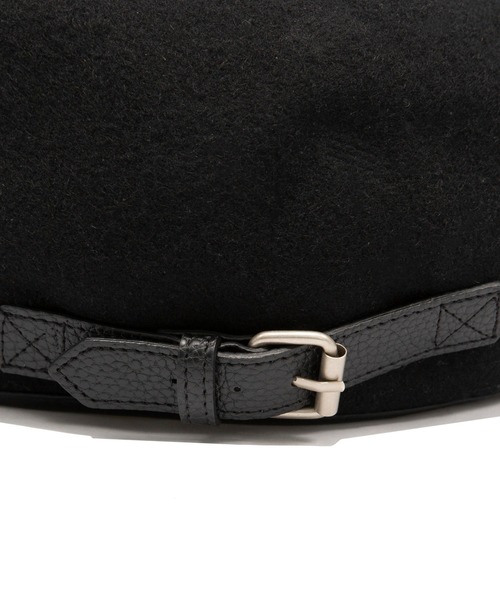 ROMANTIC CROWN(ロマンティッククラウン)の「【ROMANTIC CROWN】RC CLUB BUCKLE BERET / ロマンティッククラウン クラブ バックル ベレー帽(ハンチング/ベレー帽・メンズ・ブラック/オートミール・FREE)」の16枚目の写真