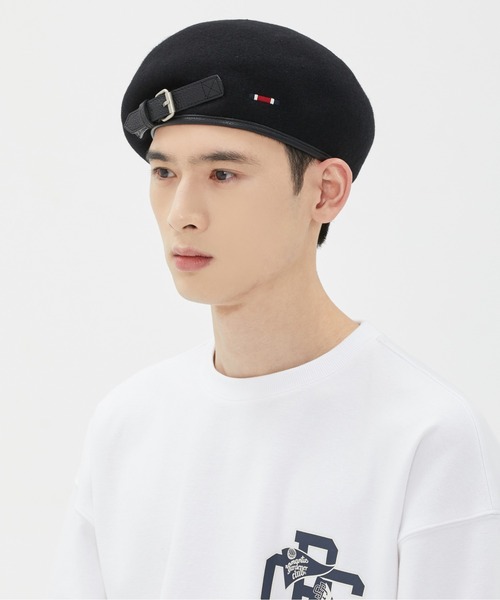 ROMANTIC CROWN(ロマンティッククラウン)の「【ROMANTIC CROWN】RC CLUB BUCKLE BERET / ロマンティッククラウン クラブ バックル ベレー帽(ハンチング/ベレー帽・メンズ・ブラック/オートミール・FREE)」の13枚目の写真