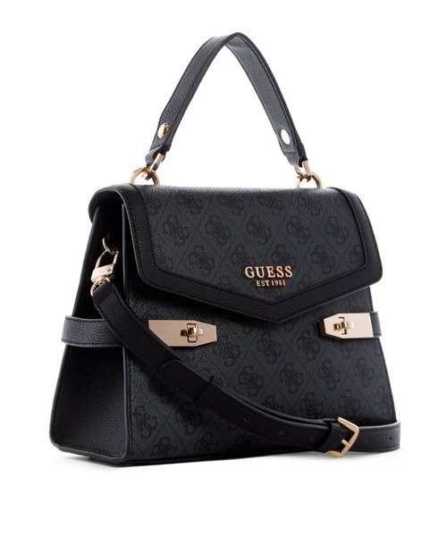 Guess（ゲス）の「ZADIE Logo Top Handle Flap（ハンドバッグ）」 WEAR