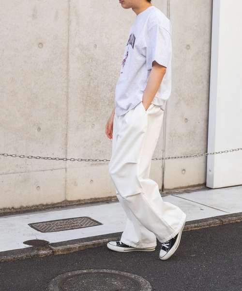 U.S. POLO ASSN.(ユーエスポロアッスン)の「∴WEGO/U.S.POLO ASSN.別注カレッジロゴ刺繍BIGT(Tシャツ/カットソー・メンズ・ダークグリーン/ネイビー/グレー系その他/ナチュラル・MEDIUM/LARGE)」の21枚目の写真