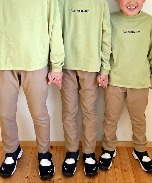 BREEZE by saori（ブリーズバイサオリ）の「/WEB限定 テーパードパンツ 【BREEZE by saori】（その他パンツ・キッズ・カーキ/ブラック/ベージュ・140/150/110/120/90/130/100）」の3枚目の写真