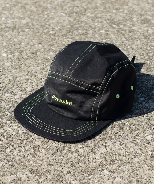Perushu（ペルーシュ）の「配色ステッチジェットキャップ（キャップ・メンズ・ライトブルー/ブラック/カーキ・FREE）」の2枚目の写真