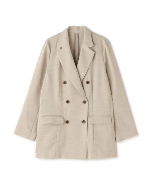 N.（N. Natural Beauty Basic）（エヌエヌナチュラルビューティーベーシック）の「【S Size Line】◆麻調テーラードジャケット（テーラードジャケット・レディース・スミクロ/ナチュラル・SMALL/MEDIUM）」の14枚目の写真