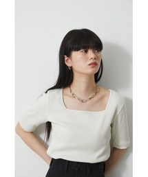 AZUL by moussy | 2WAY RIB TOPS/２WAYリブトップス(Tシャツ/カットソー)