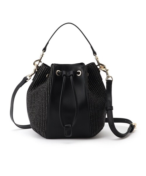 UNTITLED（アンタイトル）の「◆【STORY掲載】ドロストミニバッグ（ショルダーバッグ・レディース・ブラック/キャメル・00）」の4枚目の写真