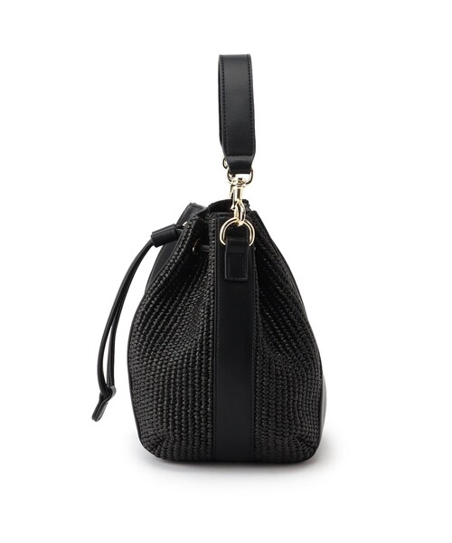 UNTITLED（アンタイトル）の「◆【STORY掲載】ドロストミニバッグ（ショルダーバッグ・レディース・ブラック/キャメル・00）」の5枚目の写真