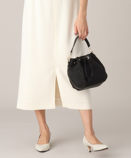 UNTITLED（アンタイトル）の「◆【STORY掲載】ドロストミニバッグ（ショルダーバッグ・レディース・ブラック/キャメル・00）」の10枚目の写真