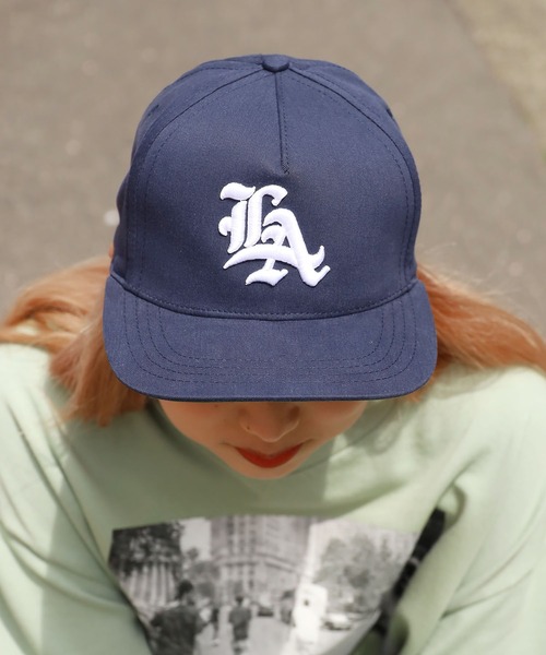 WOLVES KILL SHEEP（ウルヴスキルシープ）の「WOLVES KILL SHEEP/ウルヴスキルシープ LA Cap キャップ 刺繍（キャップ・メンズ・ネイビー/ブラック・FREE）」の20枚目の写真