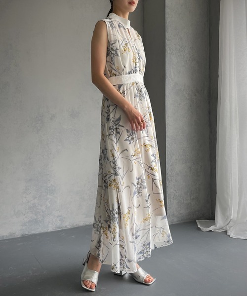 &g'aime(アンジェム)の「【&g’aime】花柄ワンピース(ワンピース・レディース・ホワイト/ブラック・FREE)」の9枚目の写真