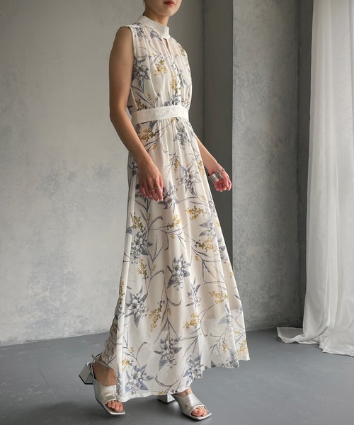 &g'aime(アンジェム)の「【&g’aime】花柄ワンピース(ワンピース・レディース・ホワイト/ブラック・FREE)」の8枚目の写真