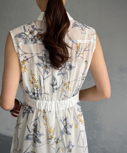 &g'aime(アンジェム)の「【&g’aime】花柄ワンピース(ワンピース・レディース・ホワイト/ブラック・FREE)」の15枚目の写真