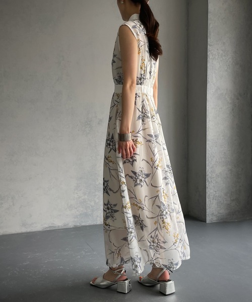 &g'aime(アンジェム)の「【&g’aime】花柄ワンピース(ワンピース・レディース・ホワイト/ブラック・FREE)」の14枚目の写真